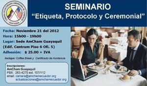 curso de etiqueta y protocolo