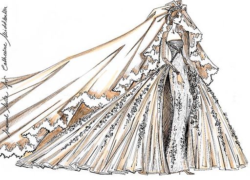 vestido de novia de kate middleton propuesto por manuel mota